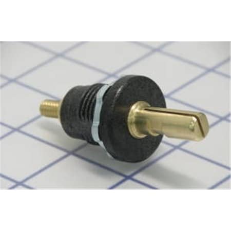 Solid Shelving Receptacle Black Male 8-2 SO2631022